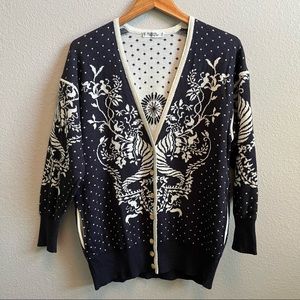 Vintage Hauber Sporting Life Norwegian Style Intarsia Cardigan, 8